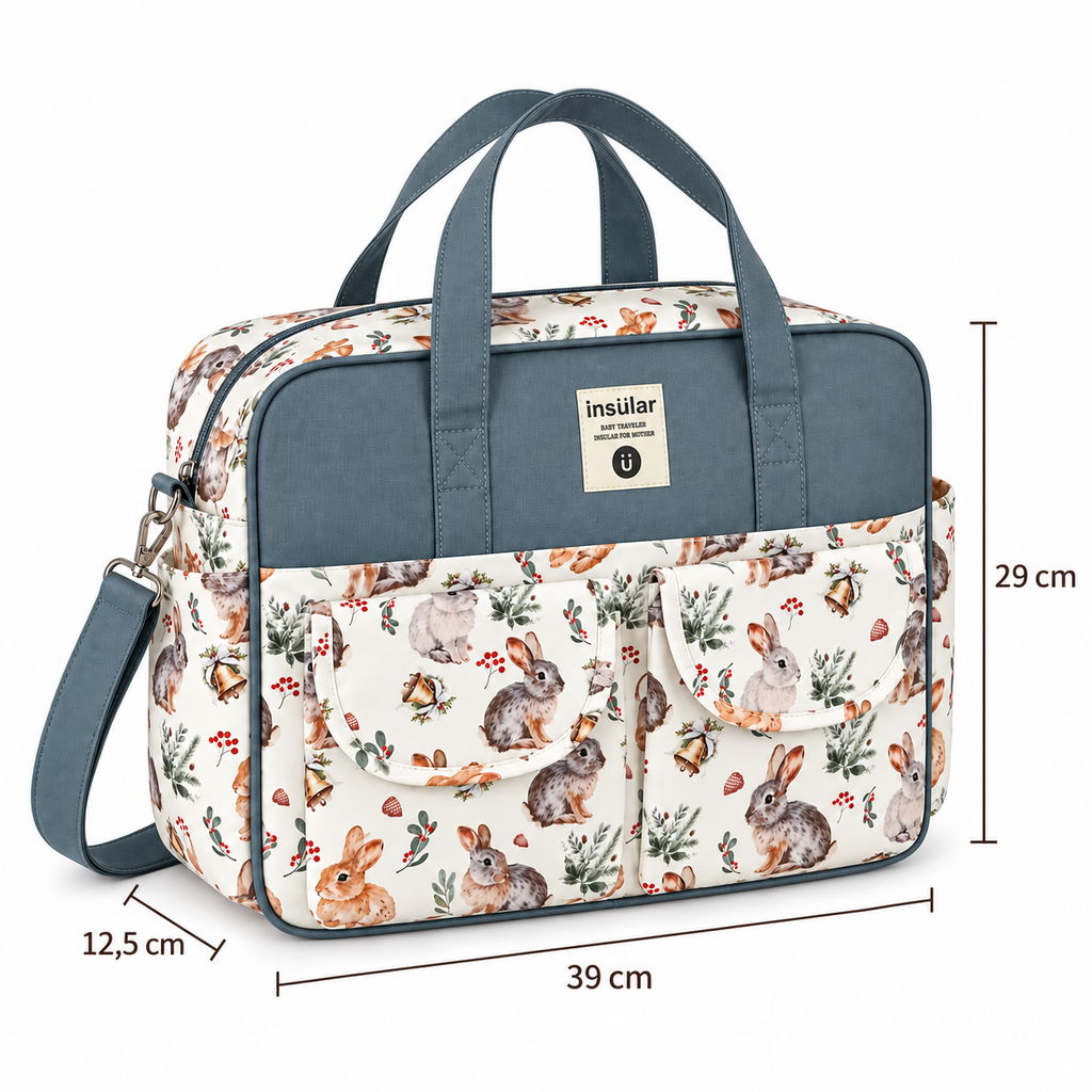 Wickeltasche MIRA – Leicht & wasserabweisend | MOMELI