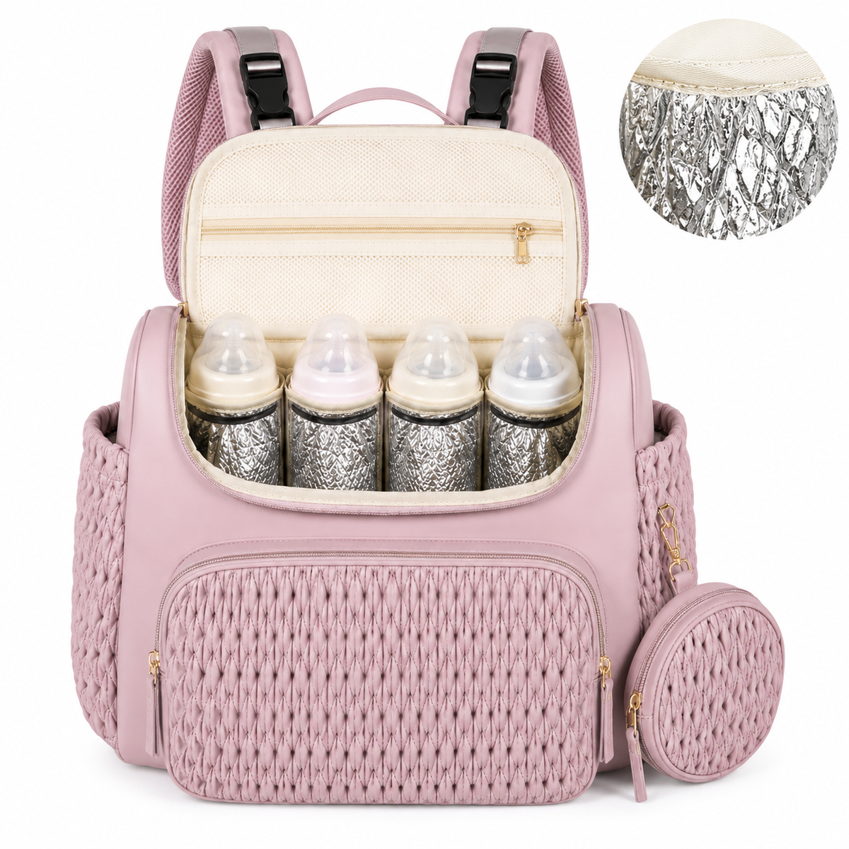 Wickeltasche Rucksack - ELLA