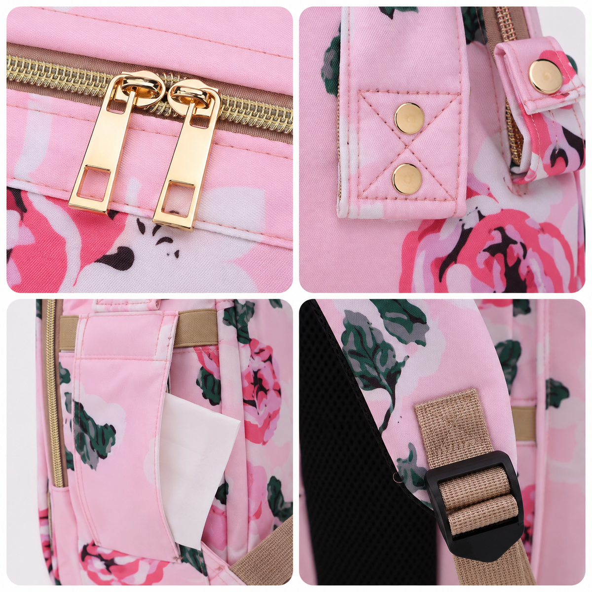 Wickeltasche Rucksack - SOFIA