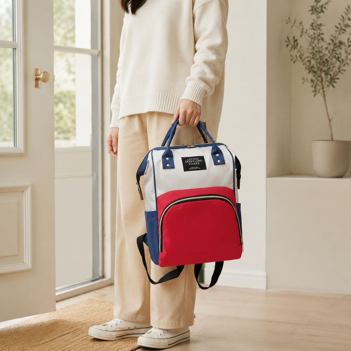 Wickeltasche Rucksack - MILA