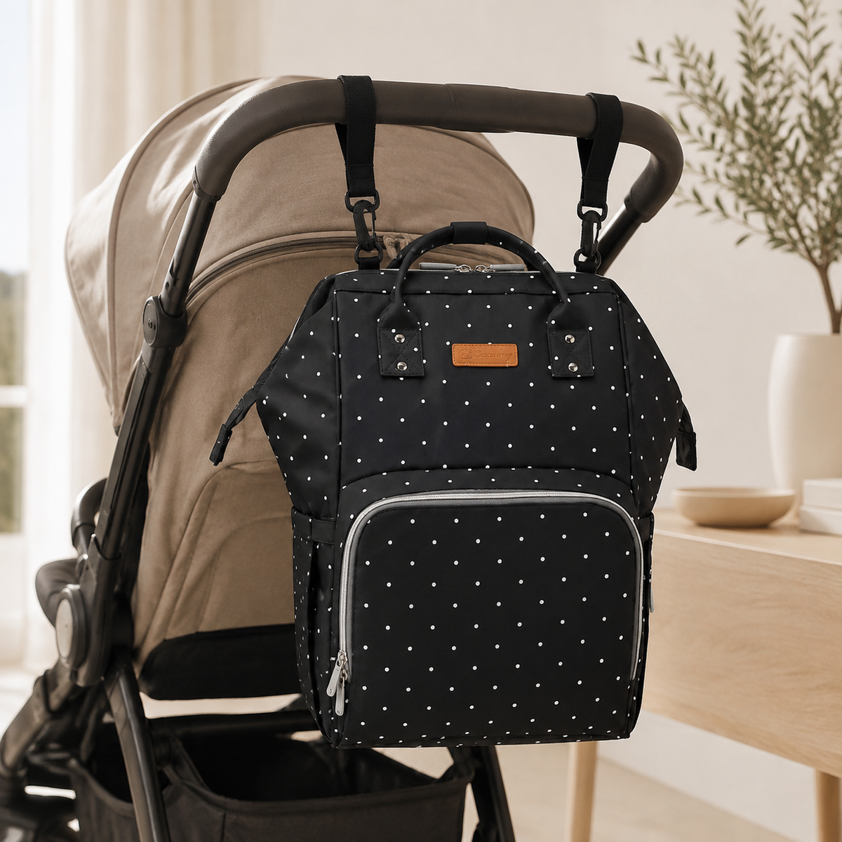 Wickeltasche Rucksack - LAURA